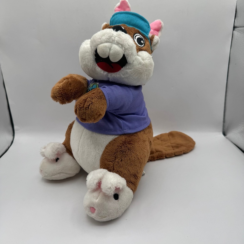 Buc-ee's Plush Toy Kids 12" Brown Easter Bunny Ears T-Shirt Beaver Nuggets 2024